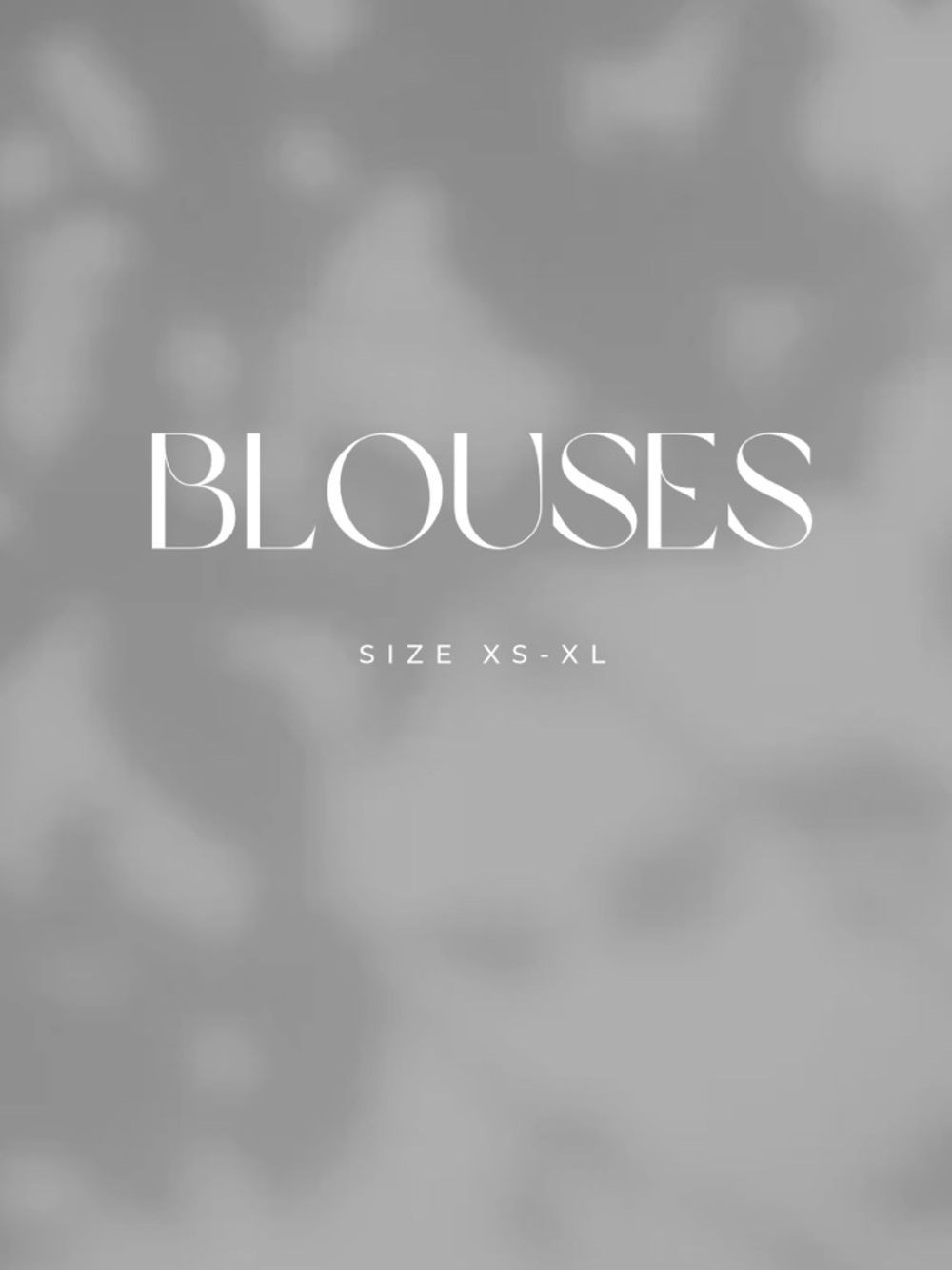 Blouses | Size XS-XL